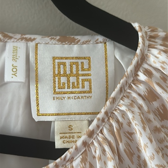 Emily McCarthy Women’s Dallas Dress Animal Print Sz Small Relaxed Shabby Chic - Picture 7 of 11